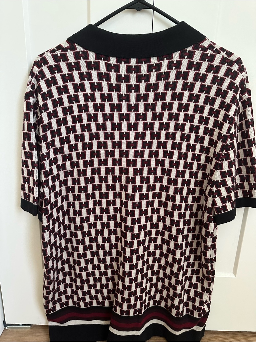 Men’s Knit Polo Shirt - Picture 3 of 3